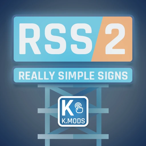 Logo for RSS2 / Really Simple Signs