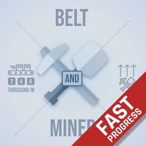 belt and miner fast progress U6 Logo