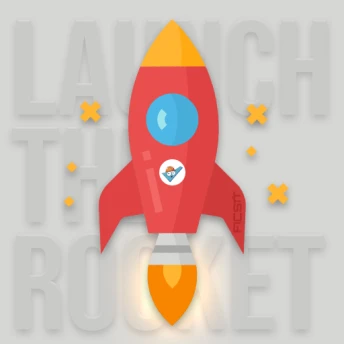 Logo for Launch the Rocket!