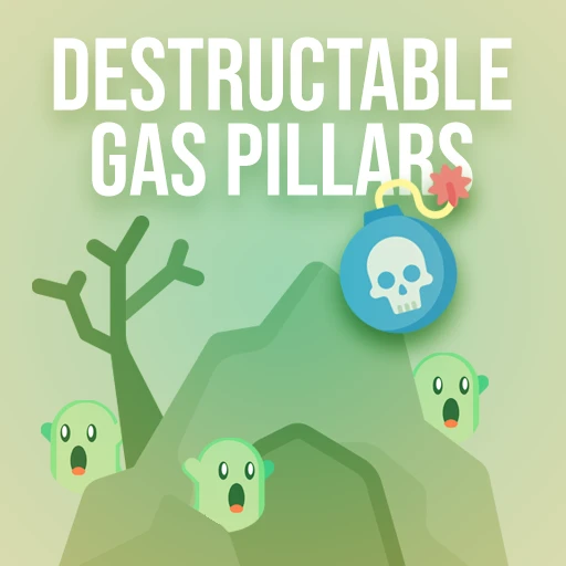 Destructible Gas Pillars Logo