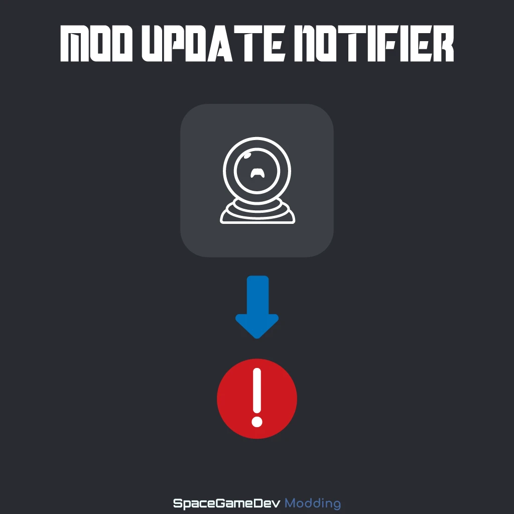 SpaceGameDev Mod Update Notifier Logo