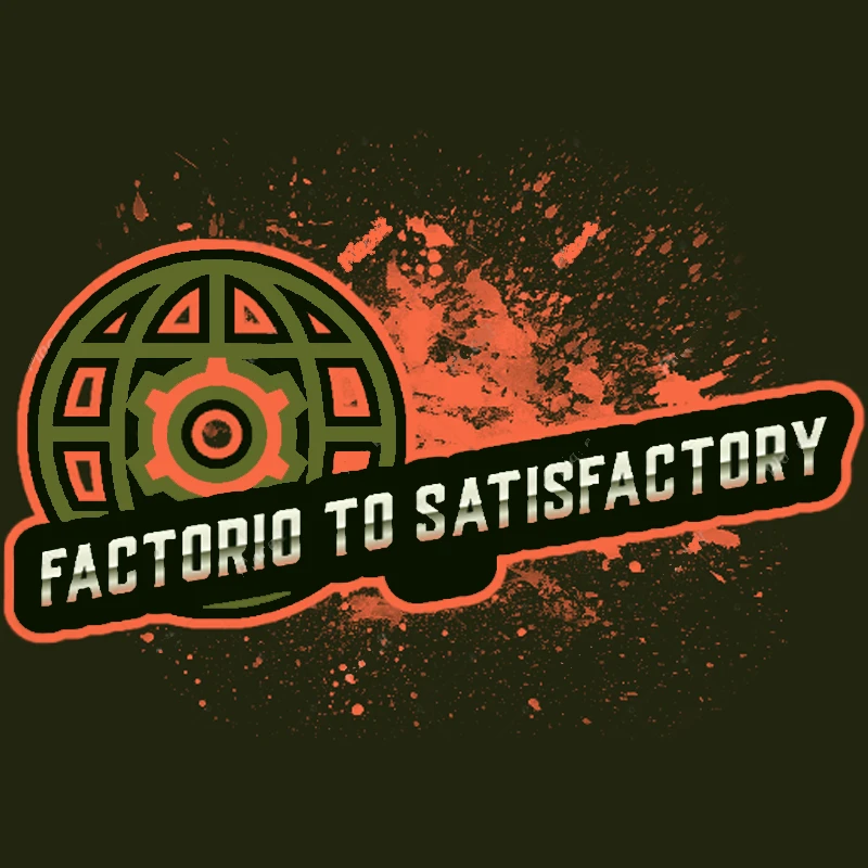 FactorioToSatisfactory Challenge Logo