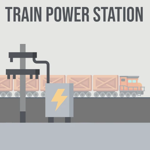 Train Power Station Logo