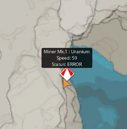 Miner Status on MAP Logo