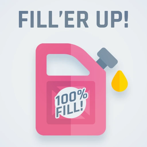 Filler' Up Logo