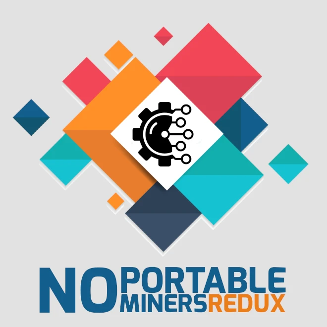 No Portable Miners - Redux Logo
