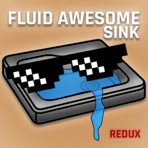 Fluid AWESOME Sink Redux Logo