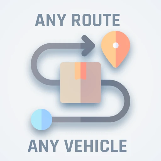 Any Route For Any Vehicle Logo