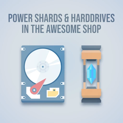Shop for HD and Power Shards Logo