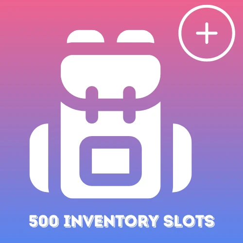 Additional 500 Inventory Slots Logo