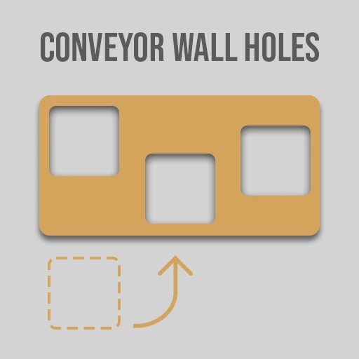 Conveyor Wall Hole  Logo