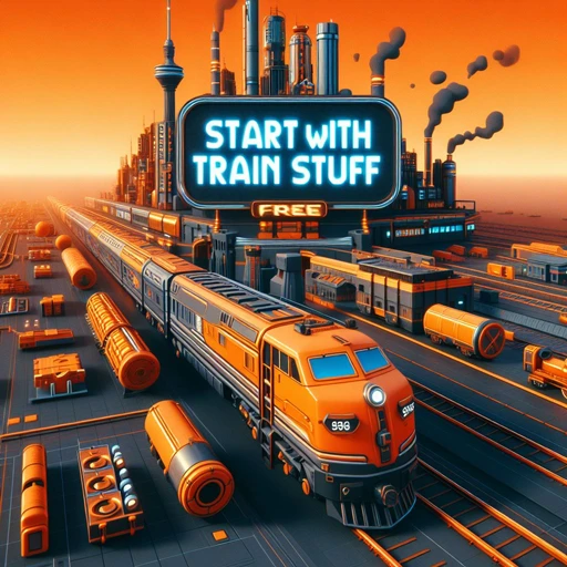 Start with all Train Stuff Free Logo