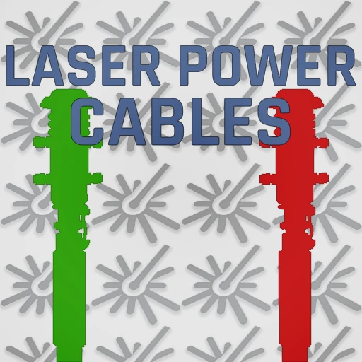 Skin It - Laser Power Cable Skin Logo